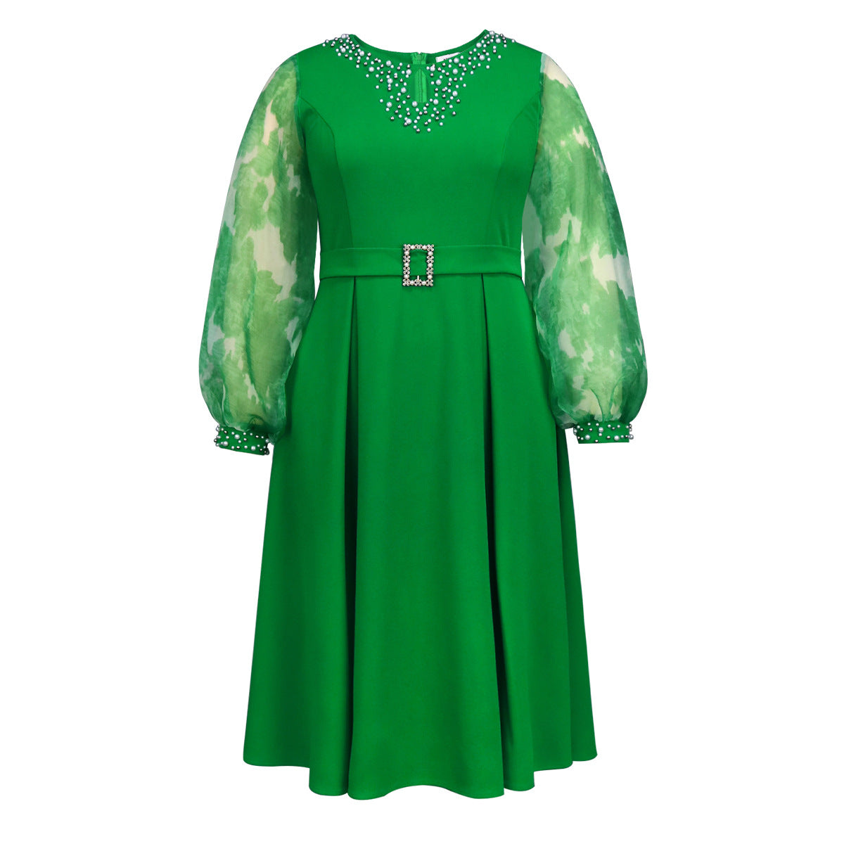 Autumn Lantern Long Sleeve Elegant Dress Dresses