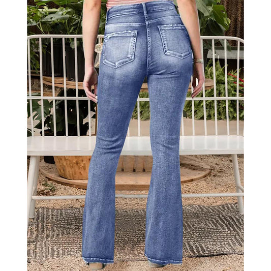 Pretty Source Retro Side Button Skinny Jeans