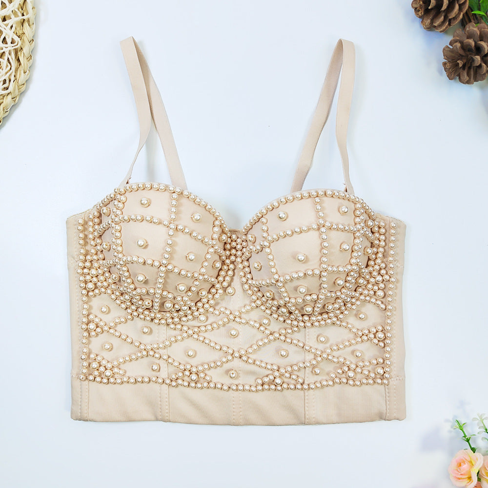 Women's Wear Beauty Back Exposed Navel Sexy Tube Tops