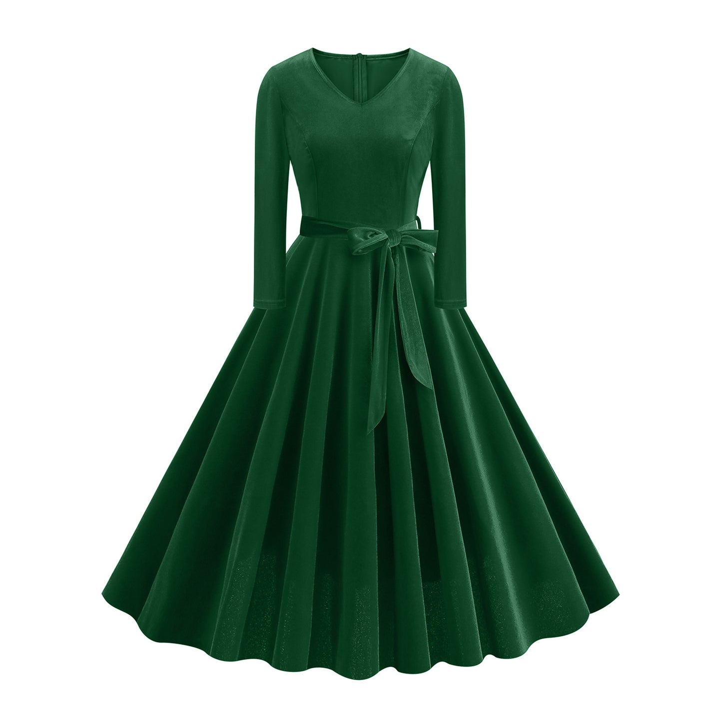 Women's Long-sleeved Autumn Halloween Retro Elegant Large Dresses