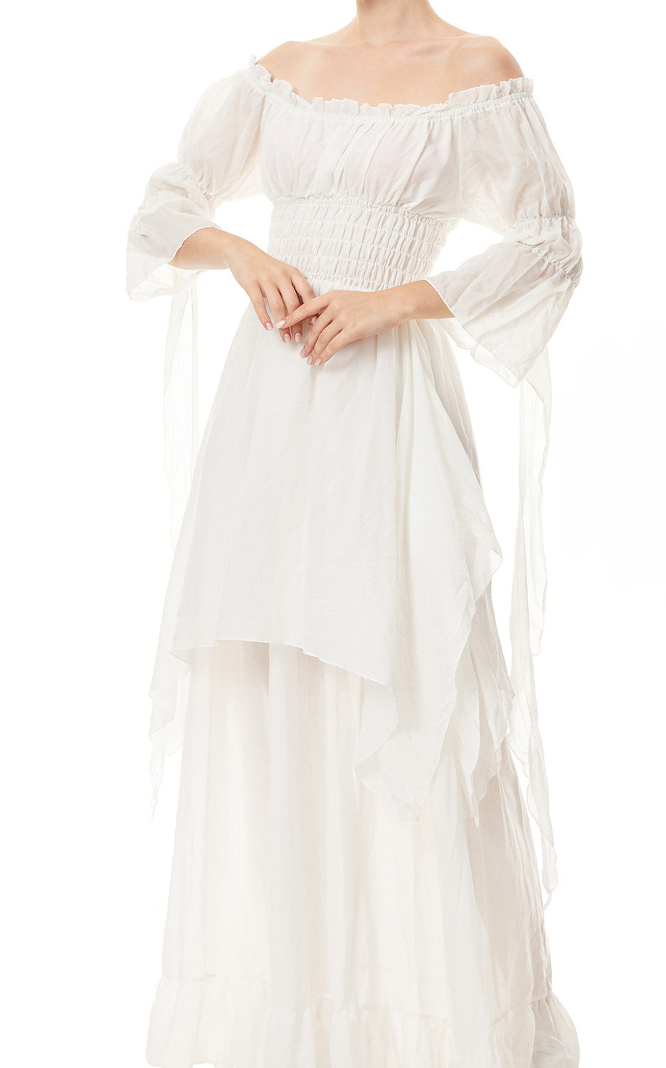 Medieval Halloween Revival Dress Tied Waist Dresses