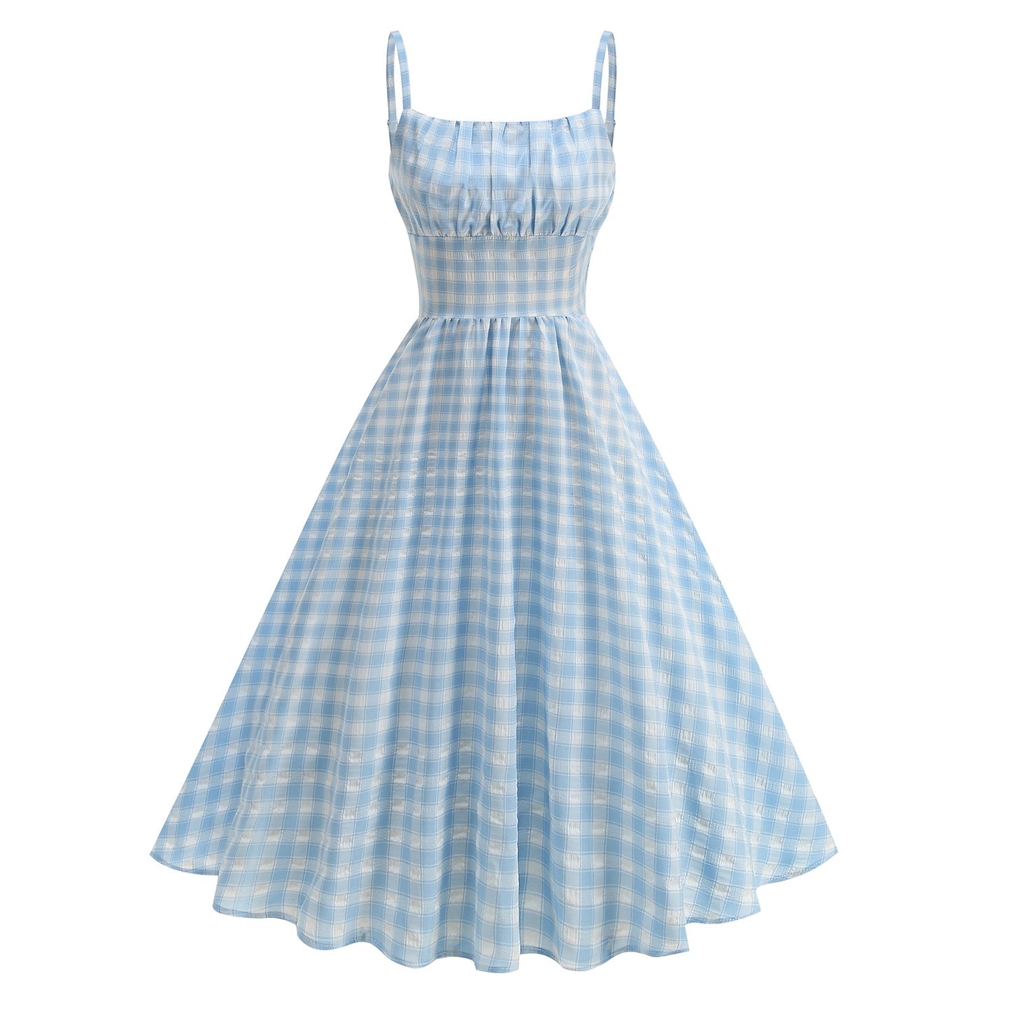 Wear Fresh British Lattice Strap High Dresses