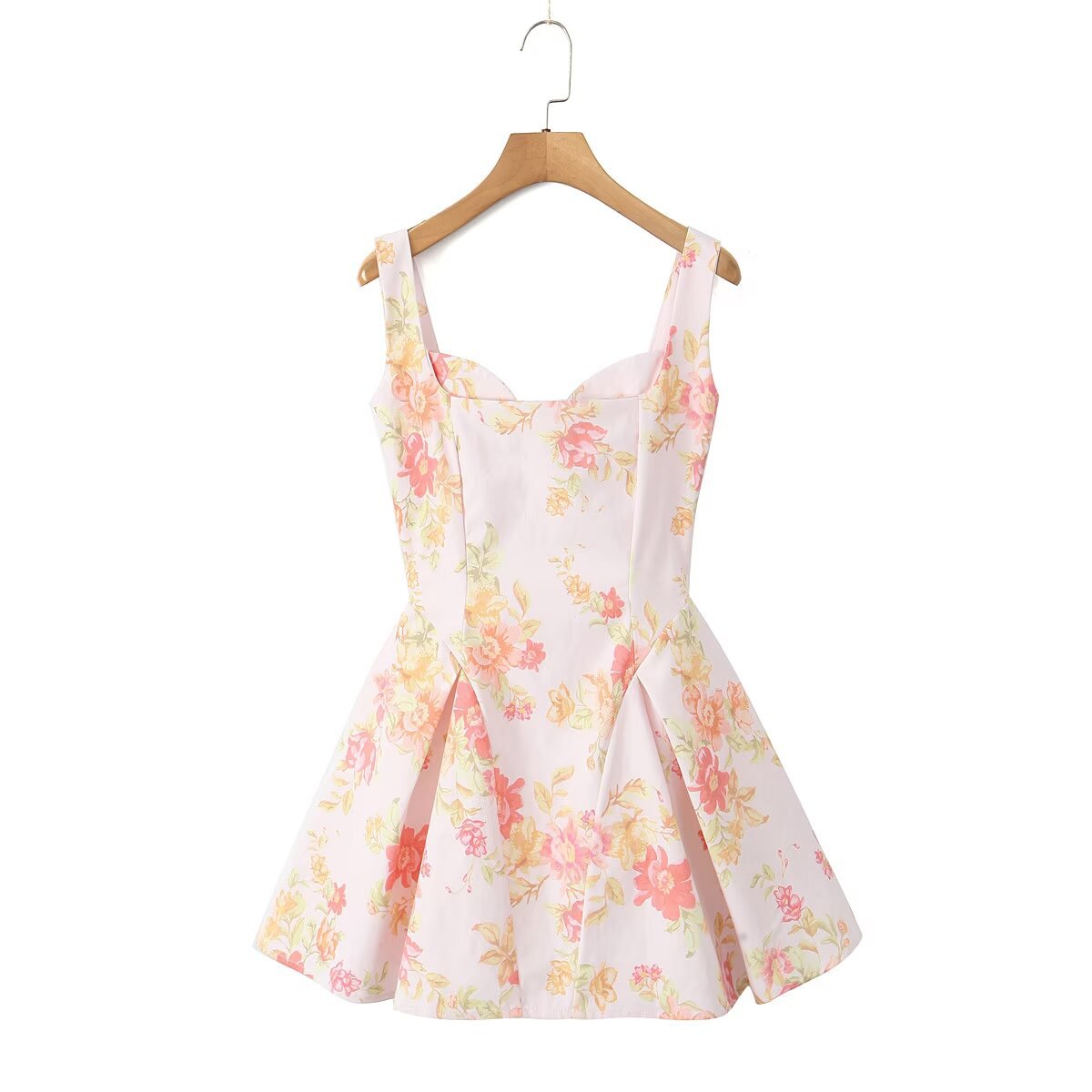 Women's Popular Autumn Printed Suspender Dress Clothing