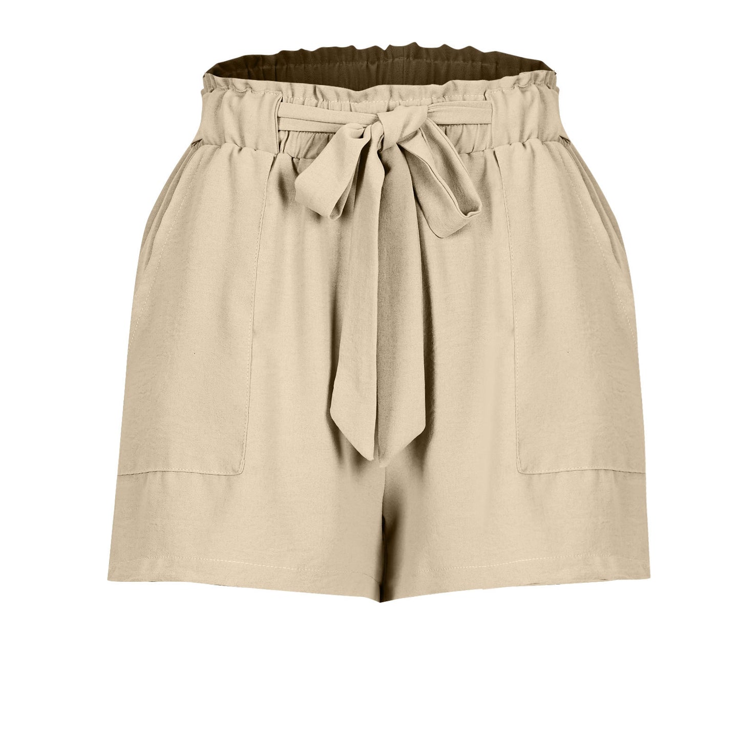 Women's Loose Casual Summer Cotton Linen Pocket Shorts