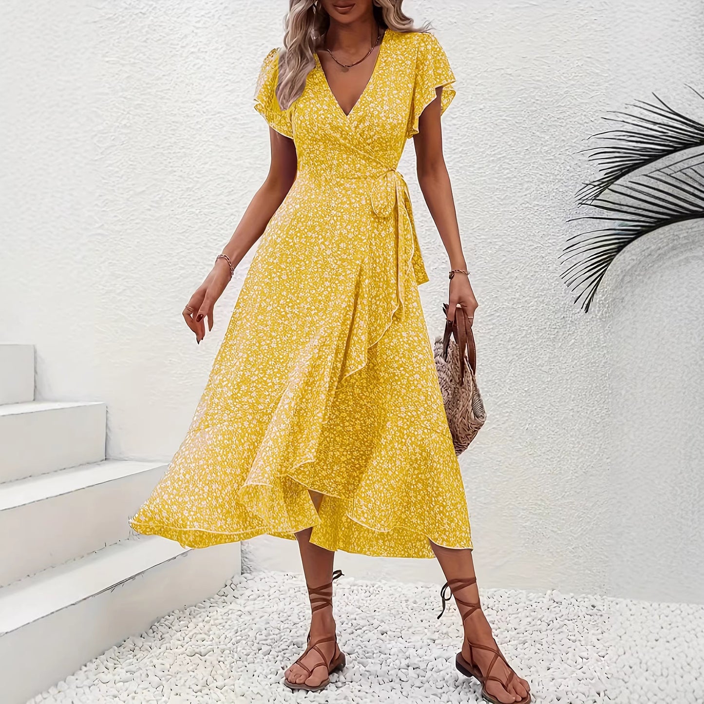 Women's Summer Belt Wrap Sexy Bohemian Expansion For Dress
