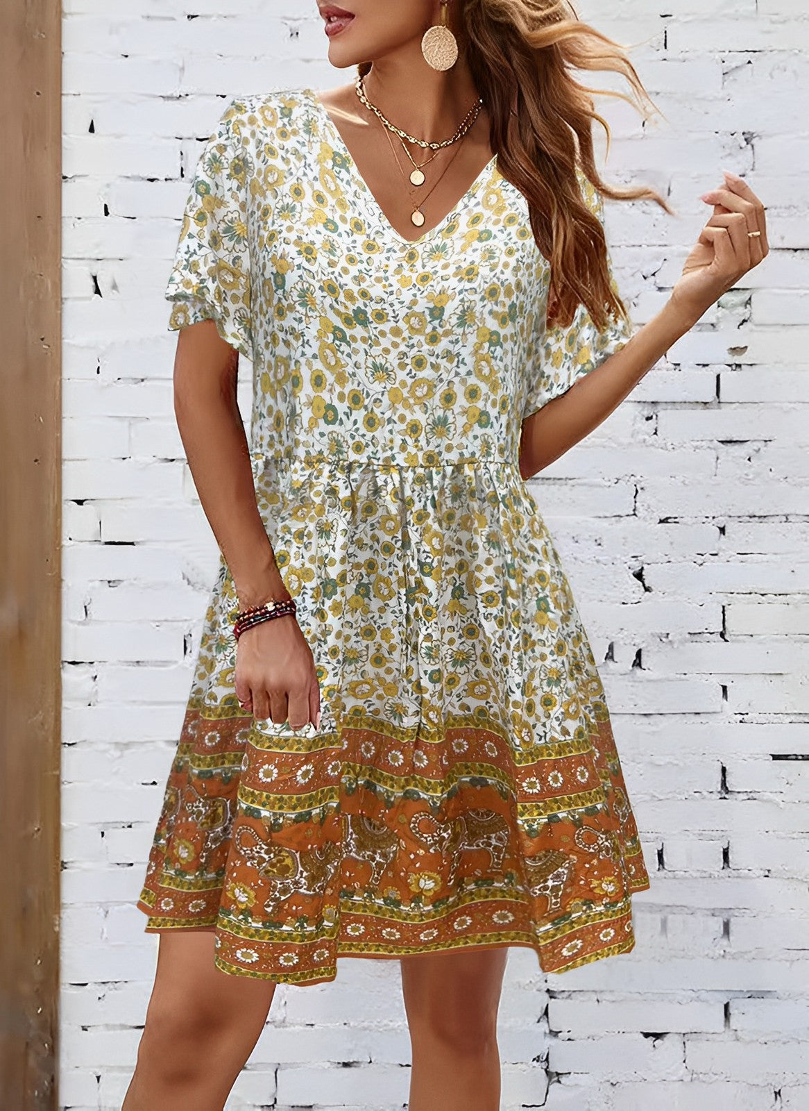Fashion Cool Attractive Printed For Woman Dress