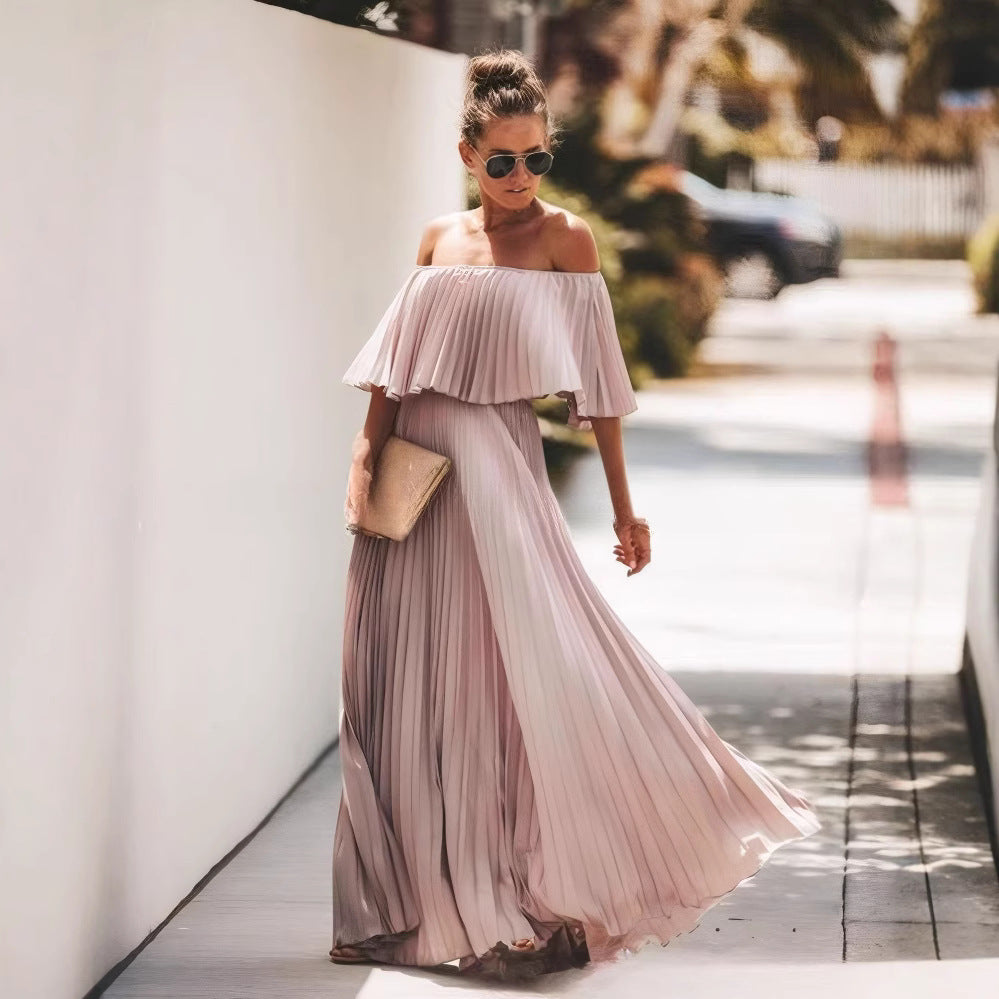 Women's Summer Beach Mop Large Swing Skirts
