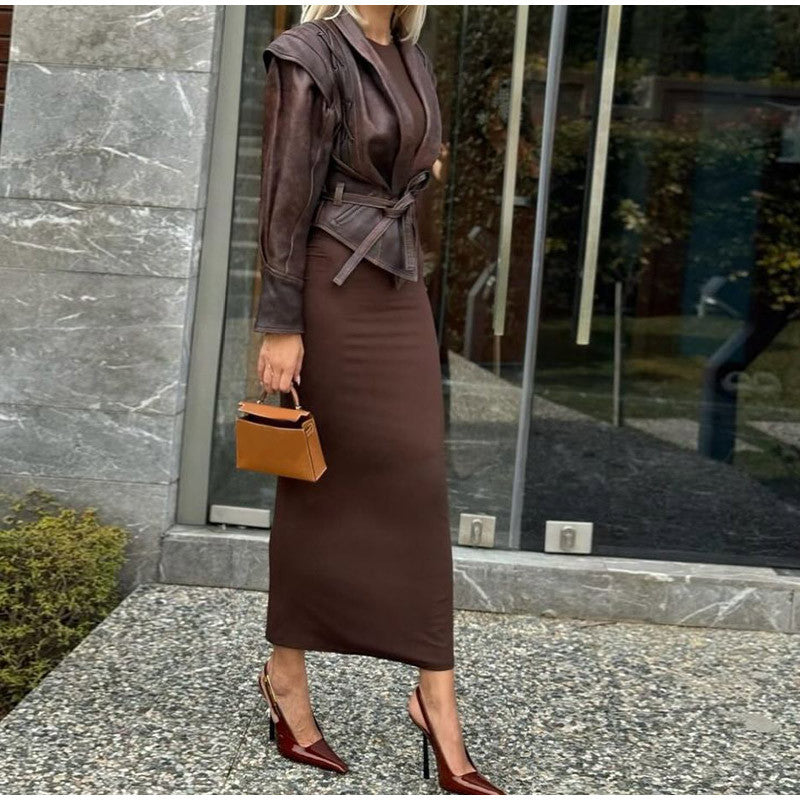Women's Polo Collar Long Sleeve Street Cool Jackets