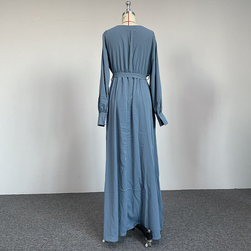 Women's Autumn Dress Long Elegant Multicolor Dresses