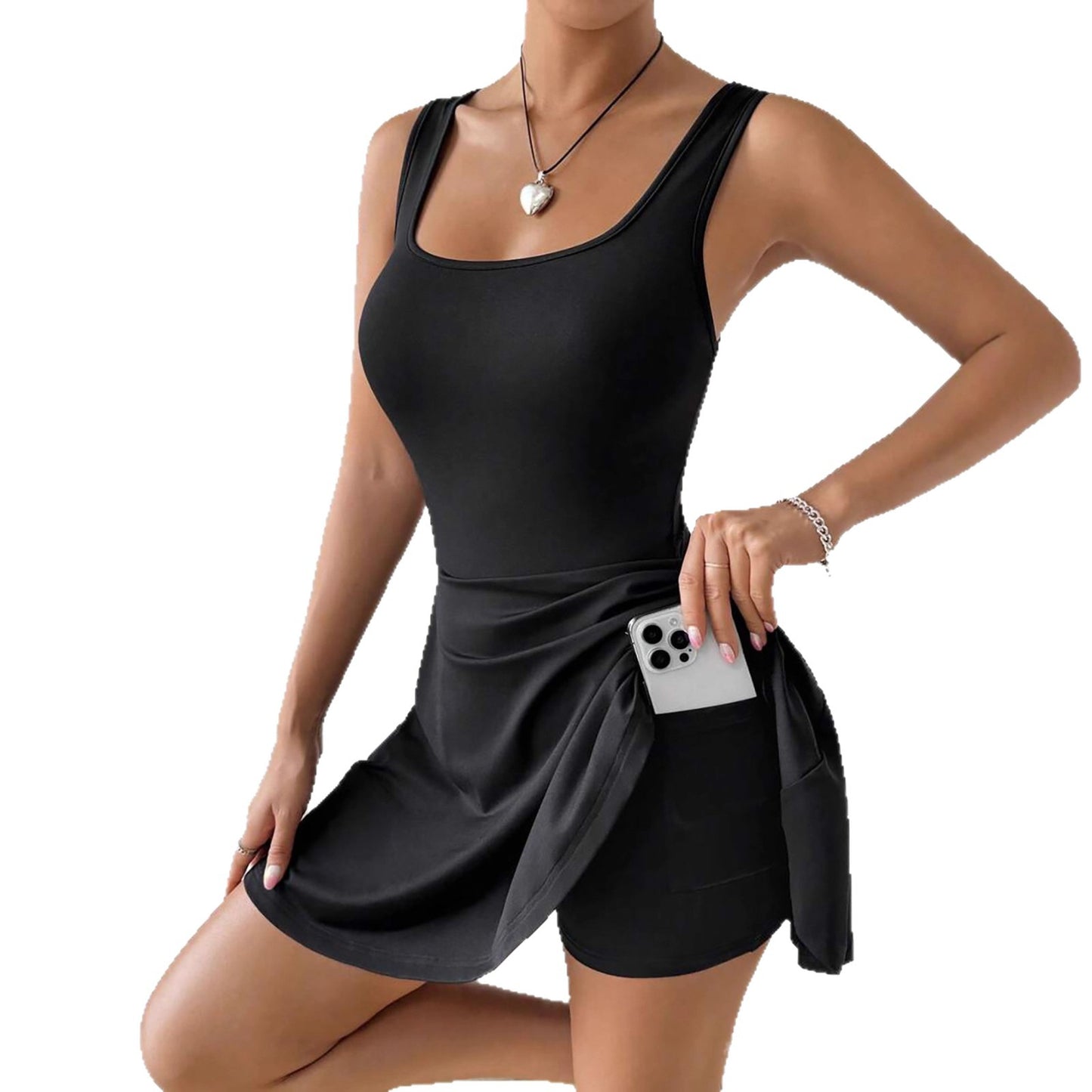 Women's Temperament Leisure High Waist Solid Color Jumpsuits