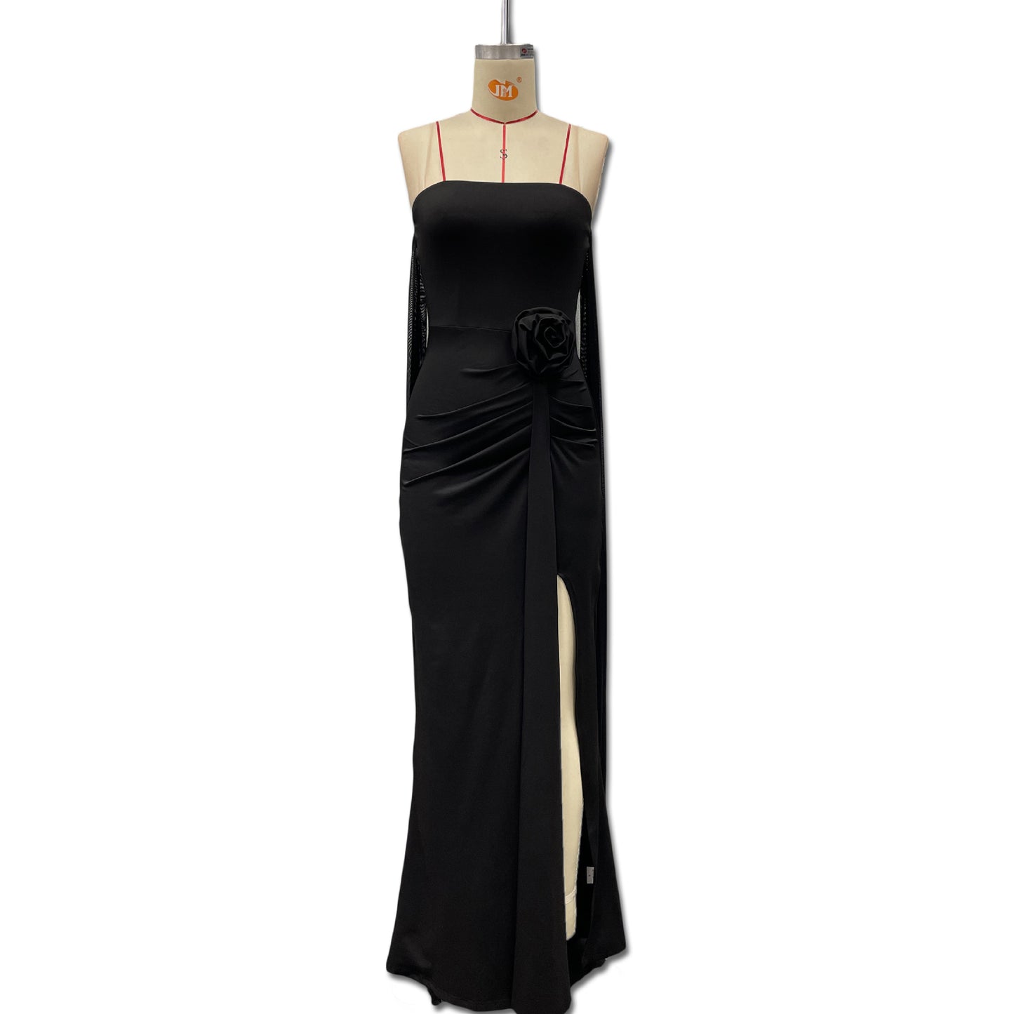 Women's Temperament Pure Color Sexy Bandeau Sheath Dress