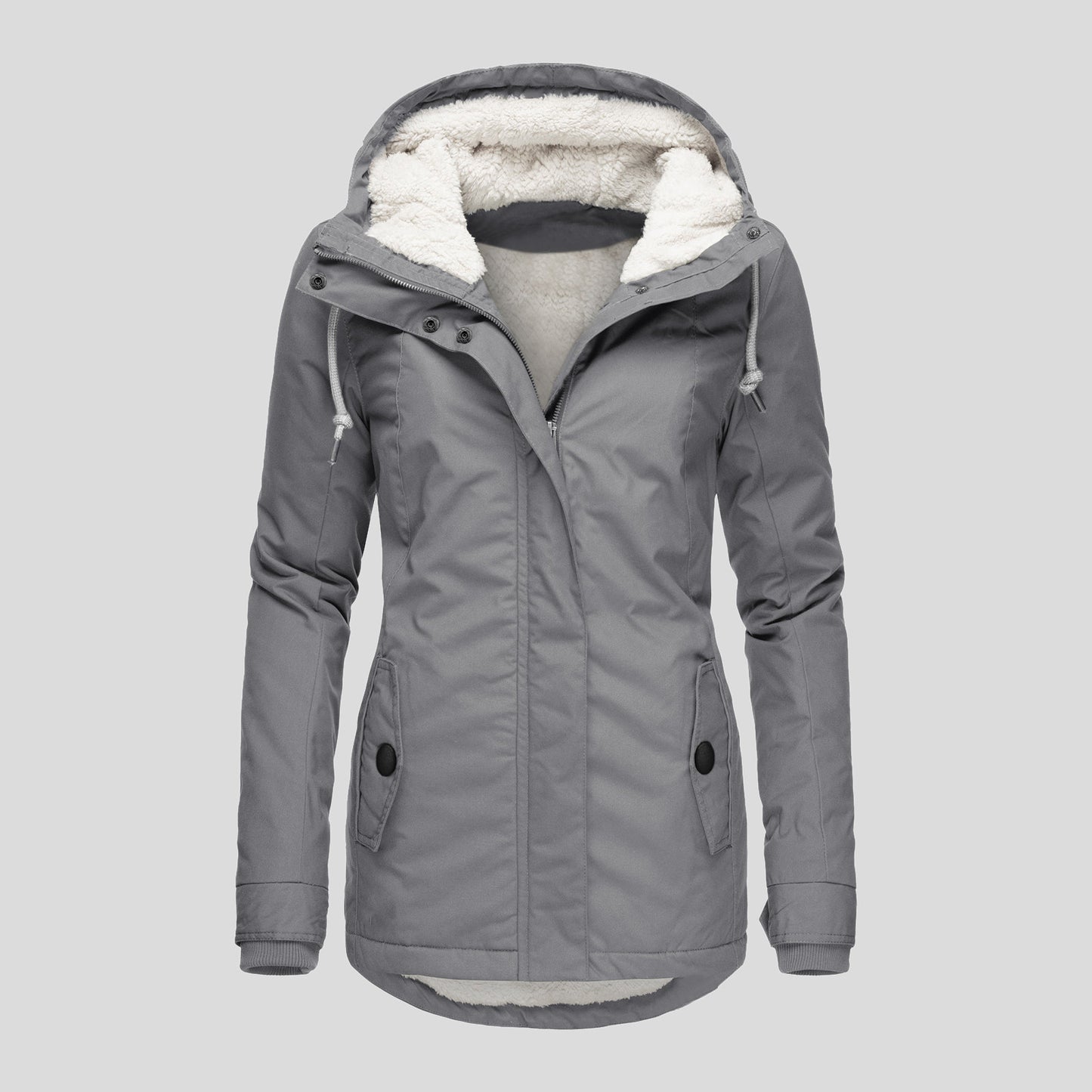 Women's Winter Thickened Cotton Padded Parka Warm Coats