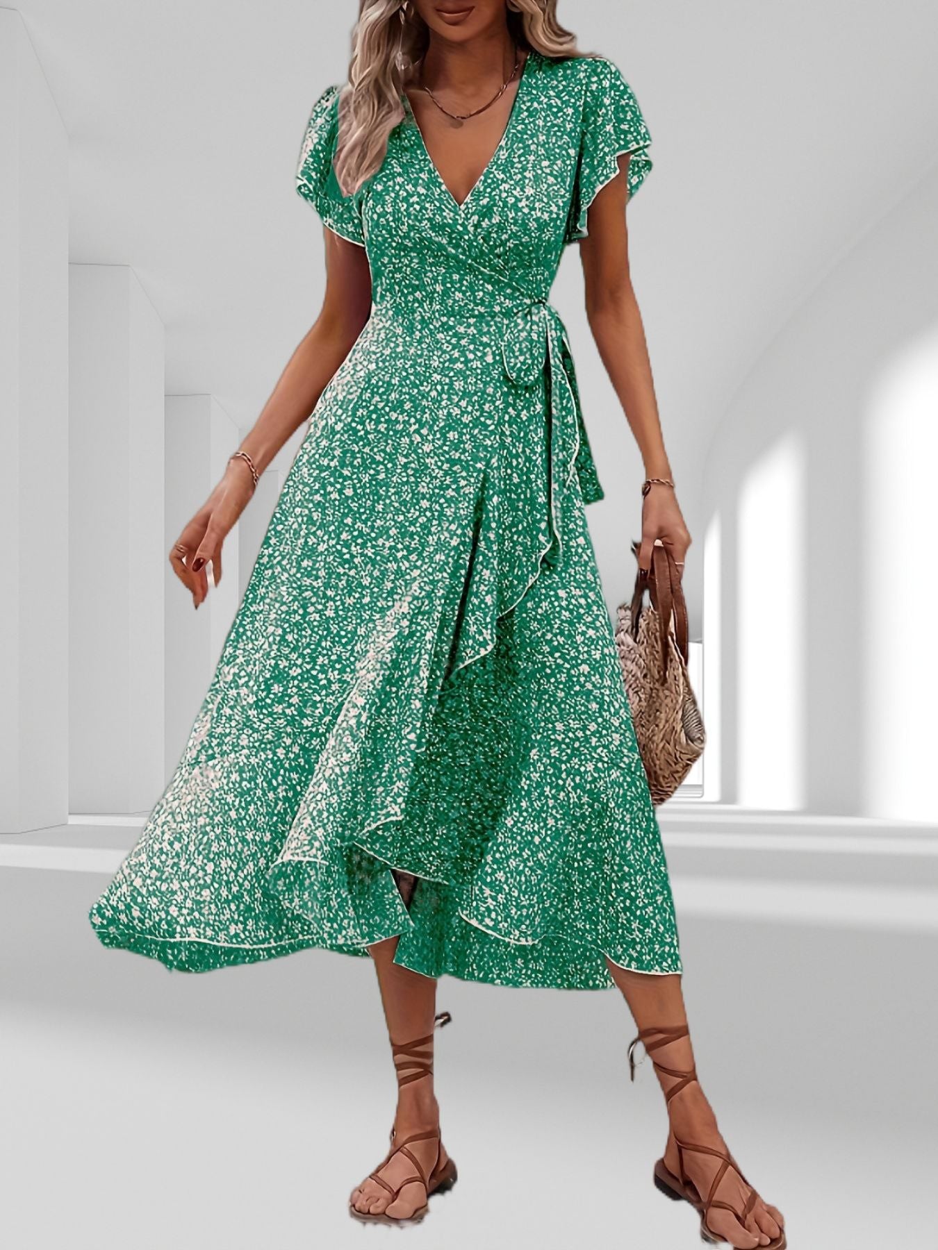 Women's Summer Belt Wrap Sexy Bohemian Expansion For Dress