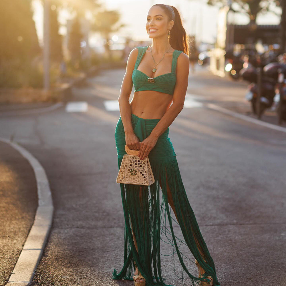 High Waist Sexy Fashion Casual Two-piece Suits