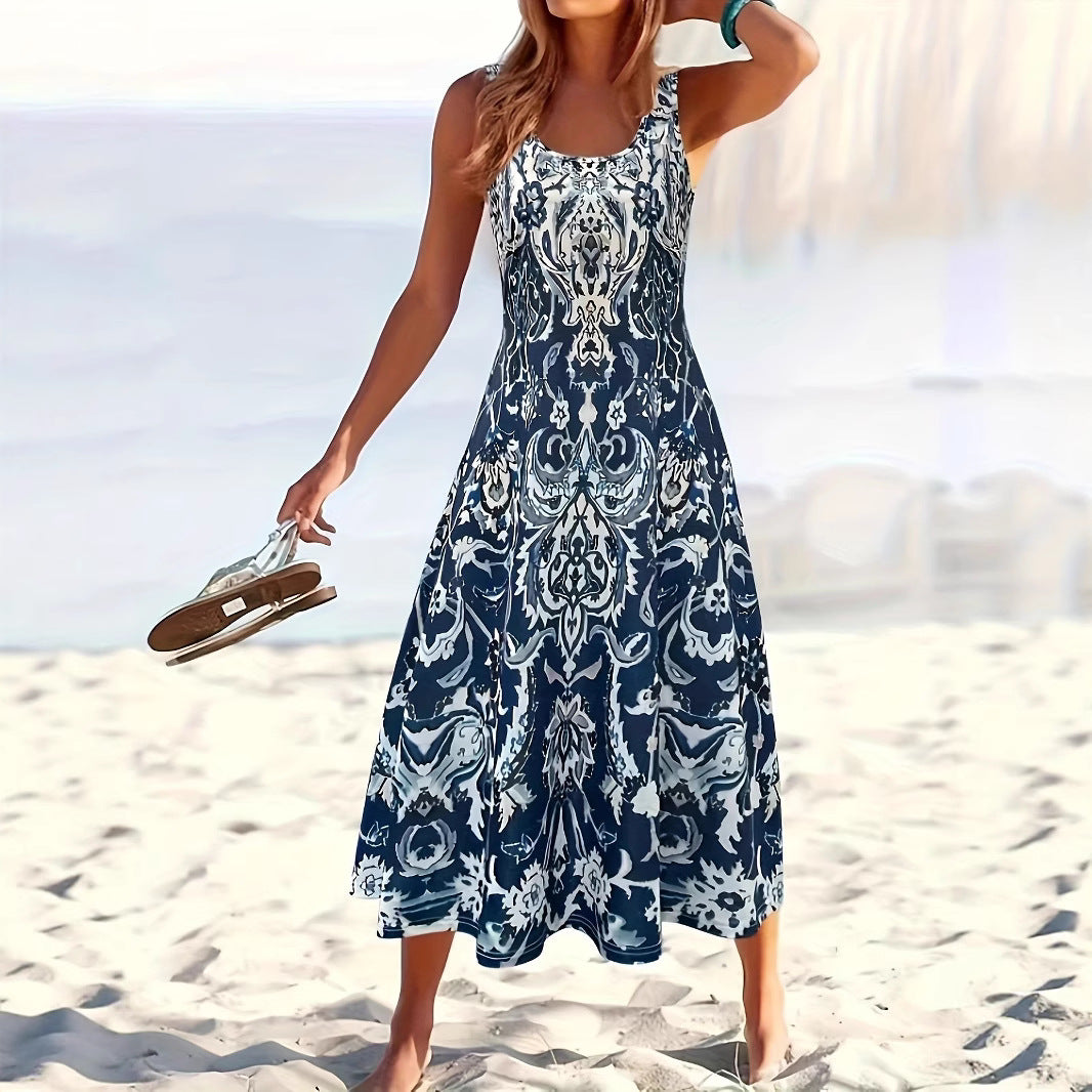 Stylish Women's Summer Fashion Printed Sleeveless Clothing