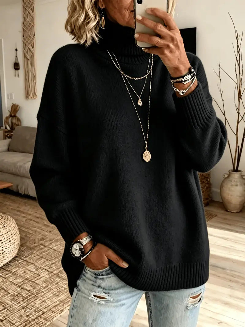 Women's Lazy Solid Color Elegant Split Loose Clothing