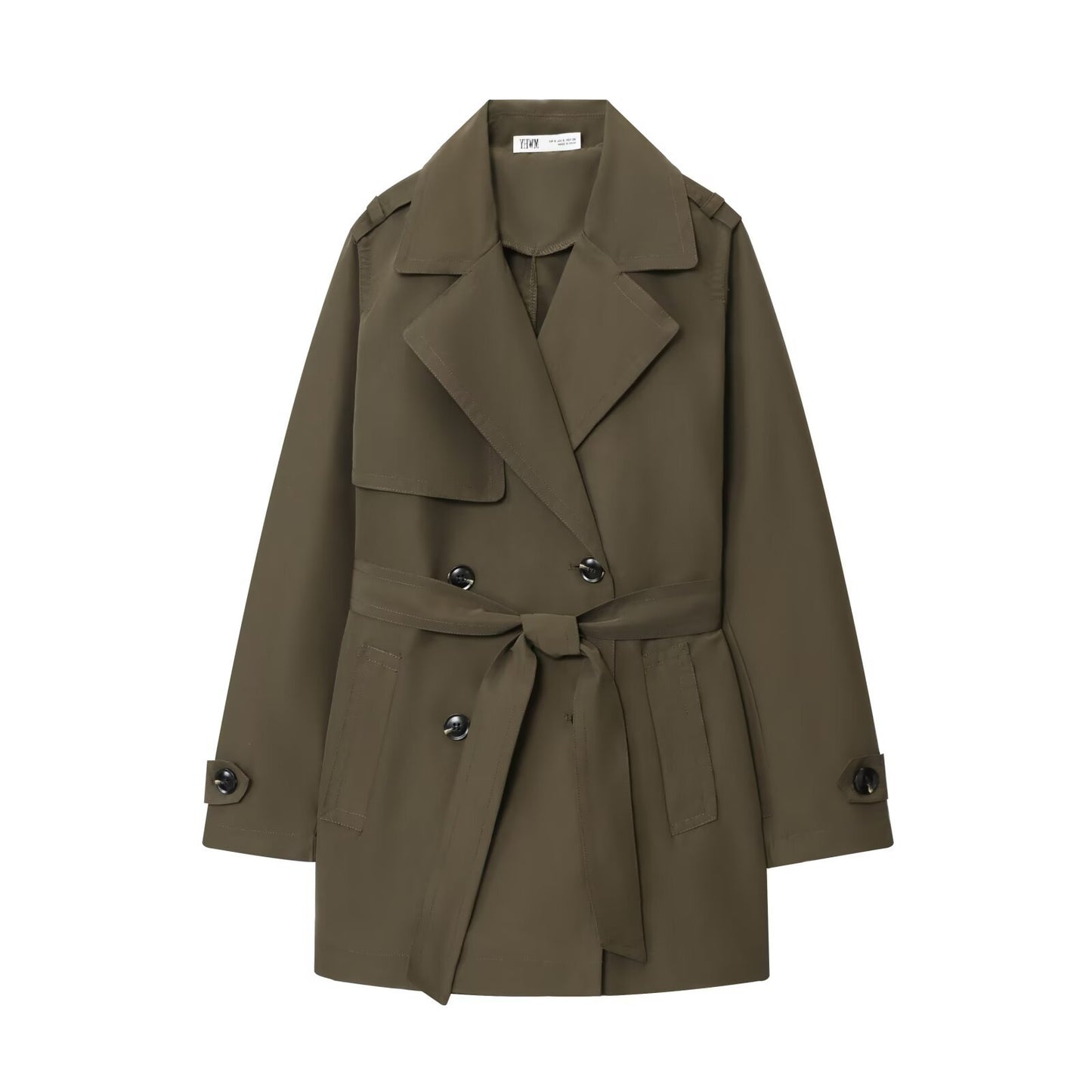 Autumn Hydrophobic Imitation Wind Double Breasted Coats