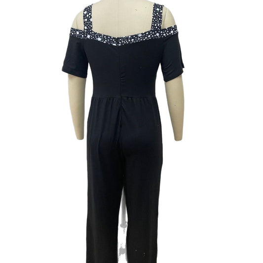Women's Classic Graceful One-piece Dress Printed Jumpsuits