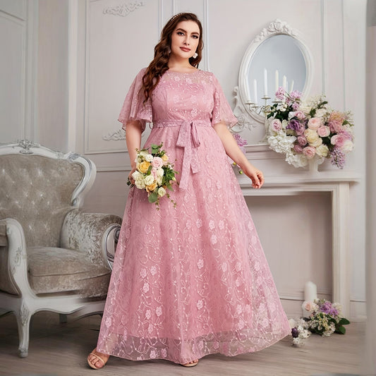 Women's Bridesmaid Dress Fashion Elegant High Waist Dresses