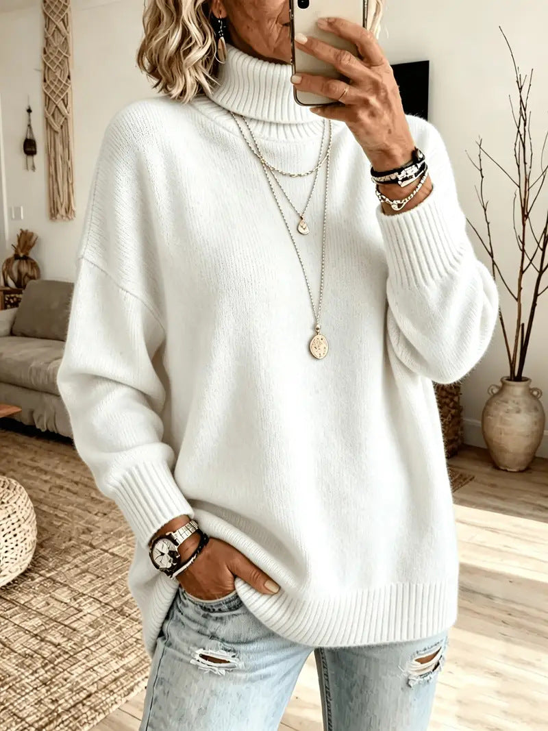 Women's Lazy Solid Color Elegant Split Loose Clothing