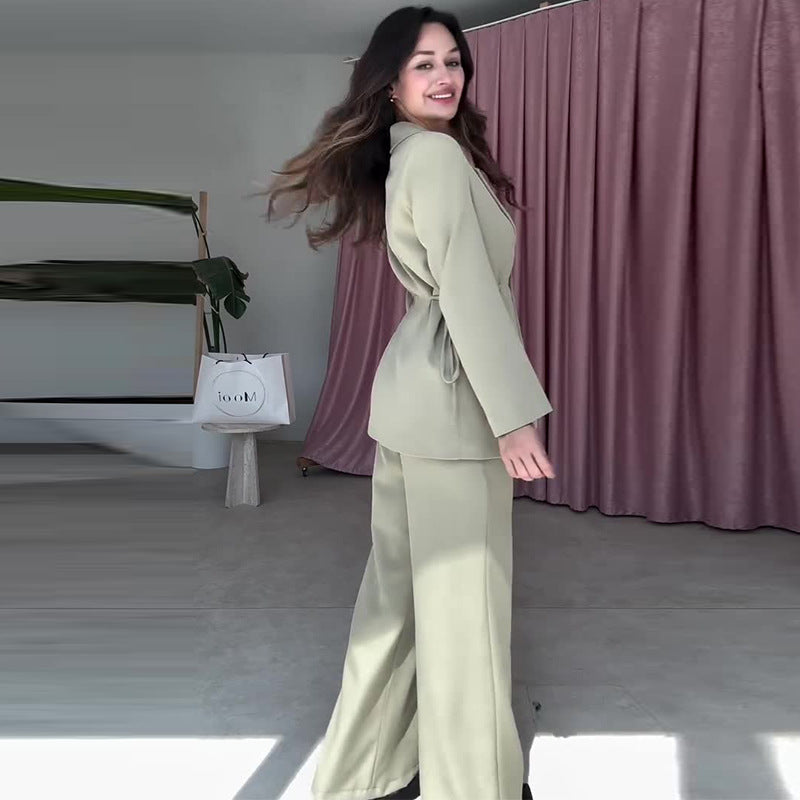 Women's Autumn Temperament Commute High-grade Two-piece Set Suits