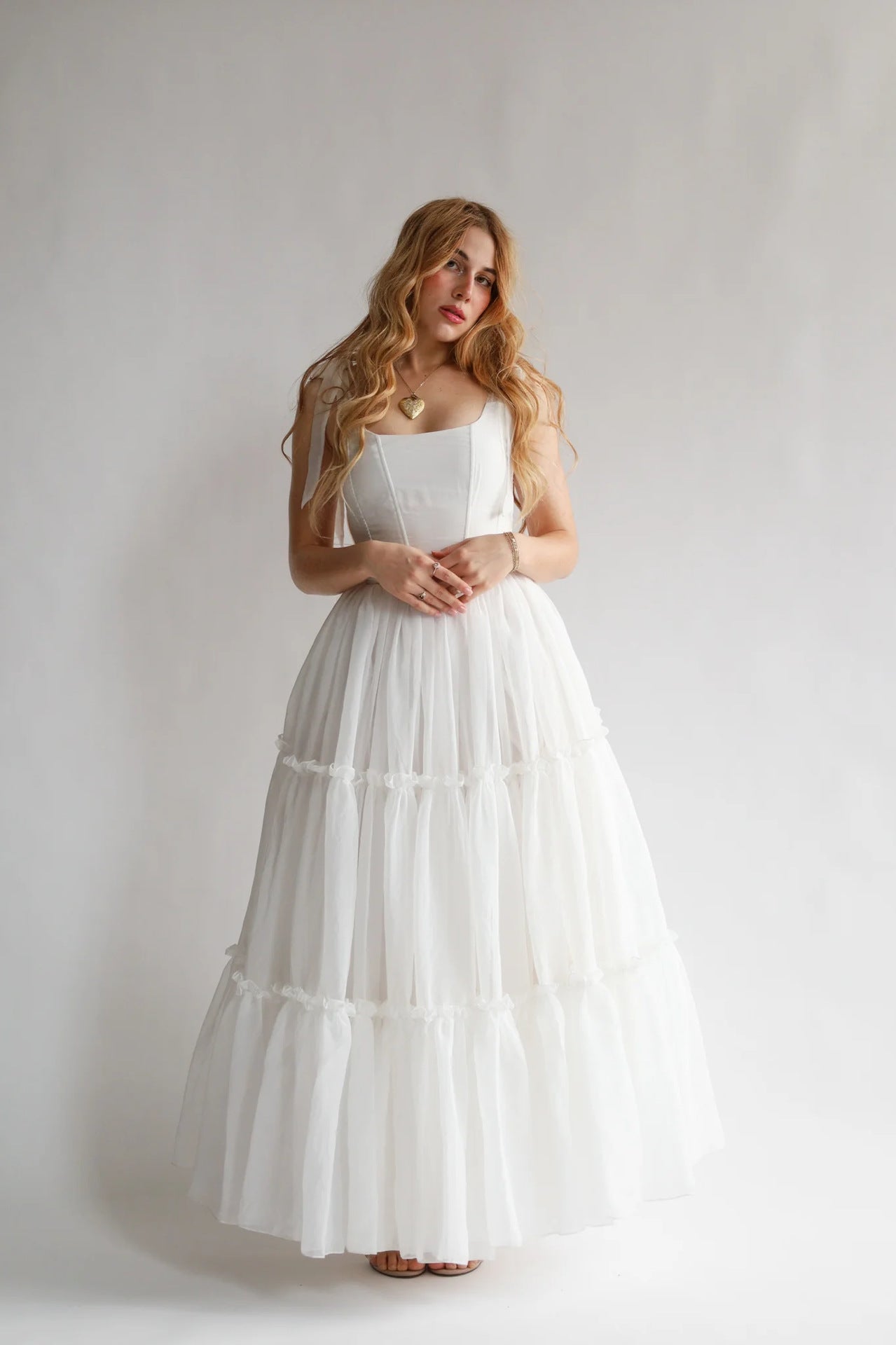 Durable Comfortable Women's Fishbone Pettiskirt Suspender Dress
