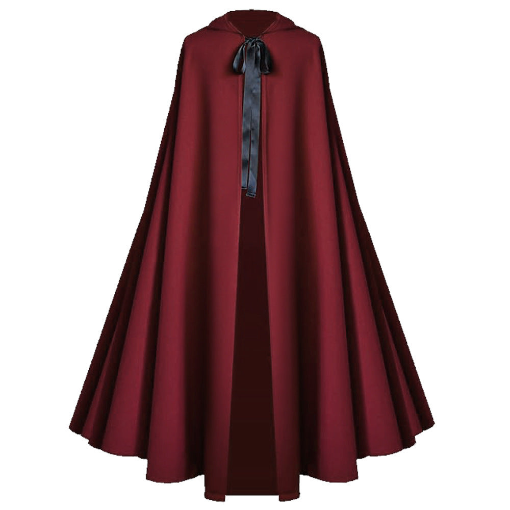 Medieval Death Cloak Halloween Stage Performance Dress