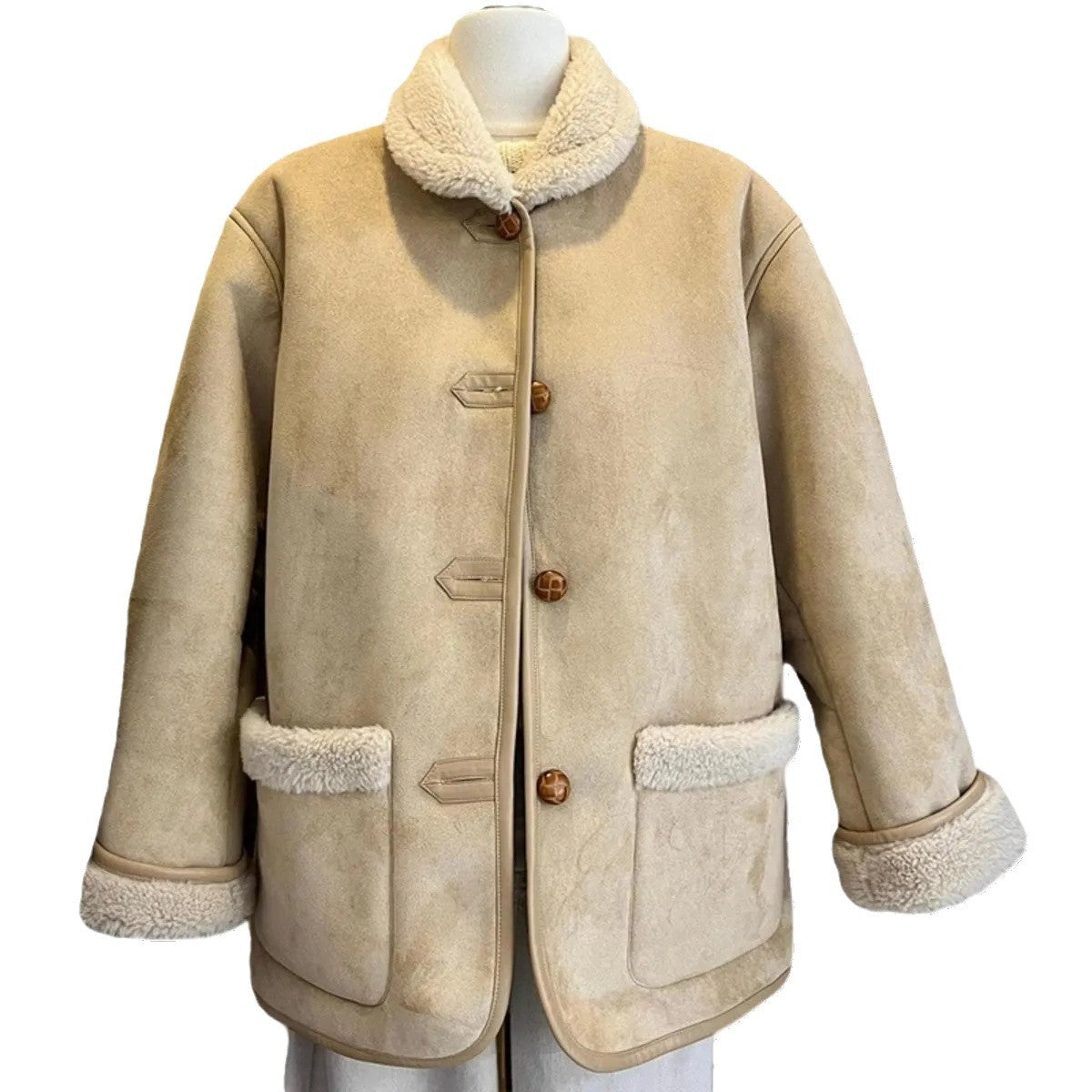 Fashionable Korean Stitching Design Lapel Warm Jackets