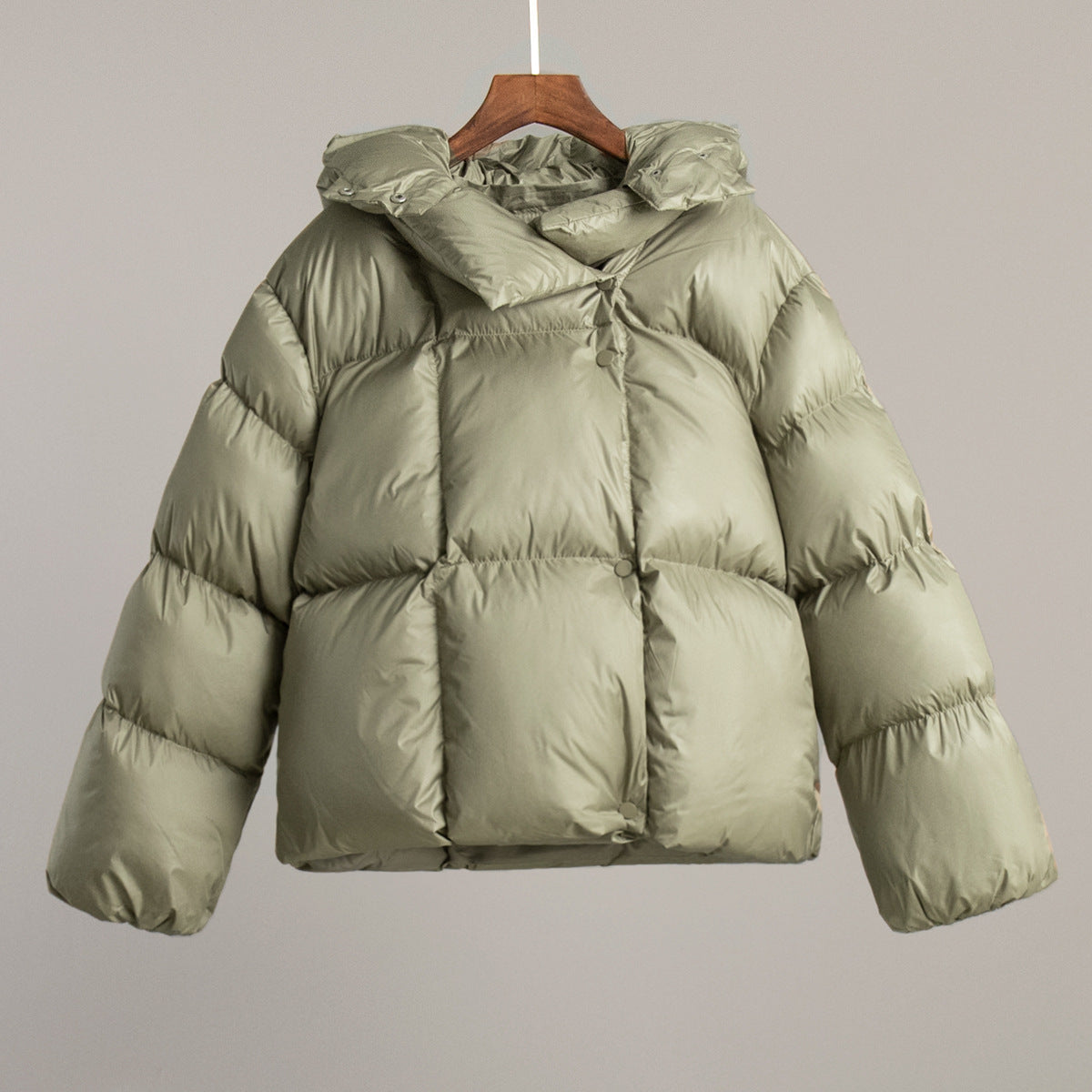 Women's Winter Bread Trendy Personality Street Hood Coats