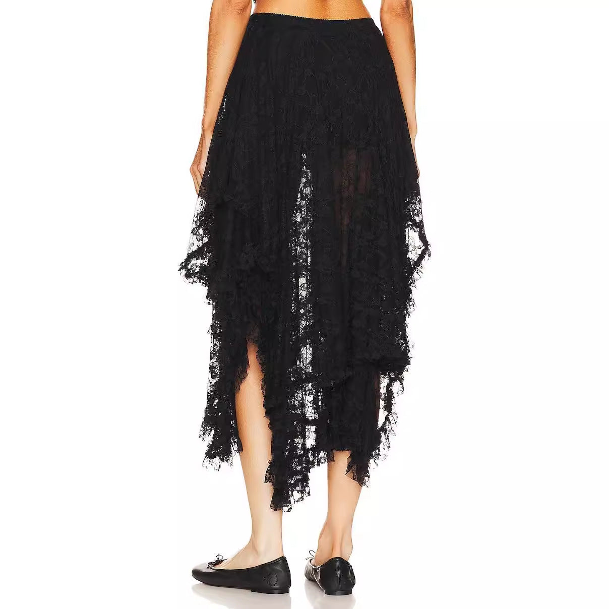 Women's Sense Niche Sweet Irregular High Waist Skirts