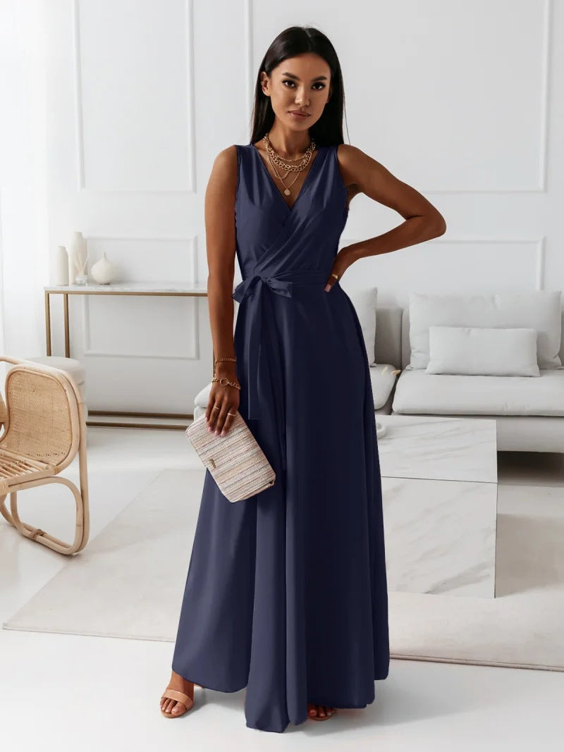 Trendy New Women's Solid Color Formal Dress