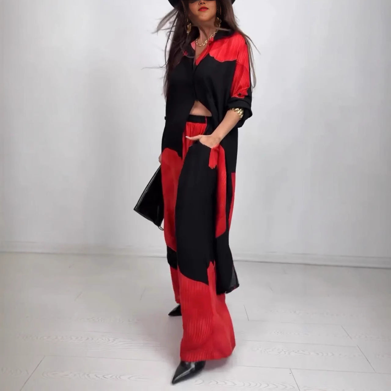 Women's Stylish Attractive Printed Commute Leisure Suits