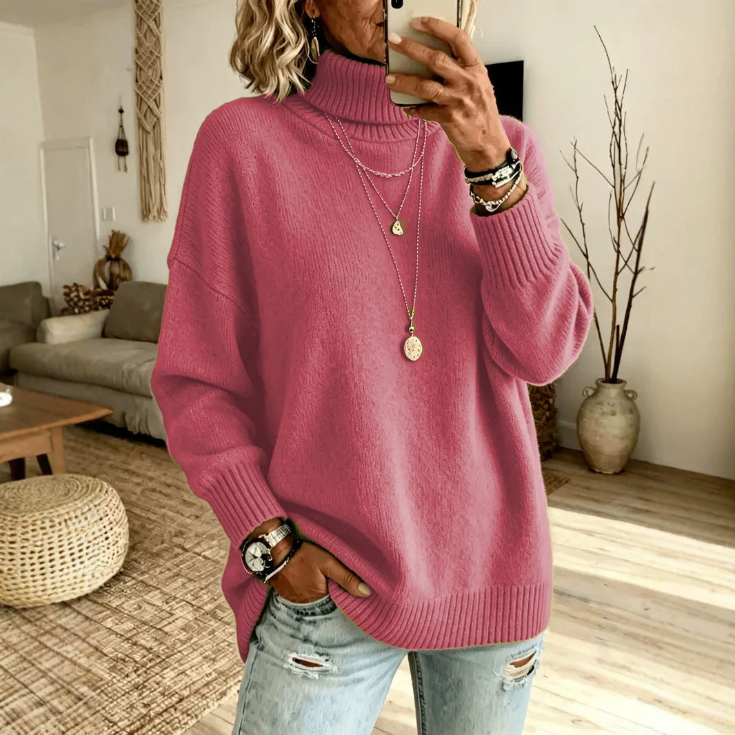 Women's Lazy Solid Color Elegant Split Loose Clothing