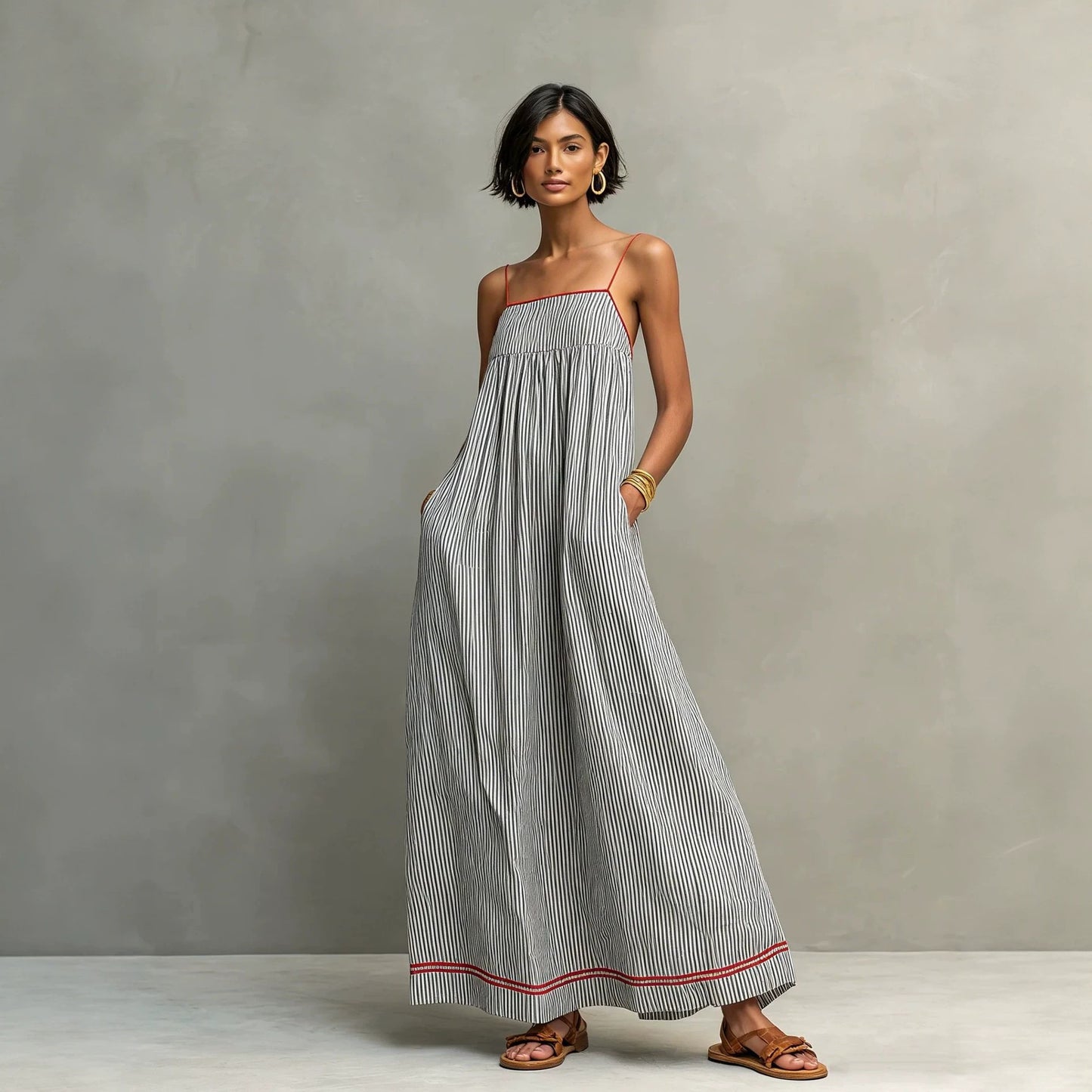 Women's Summer Fashion Casual Spaghetti Straps Sleeveless Clothing