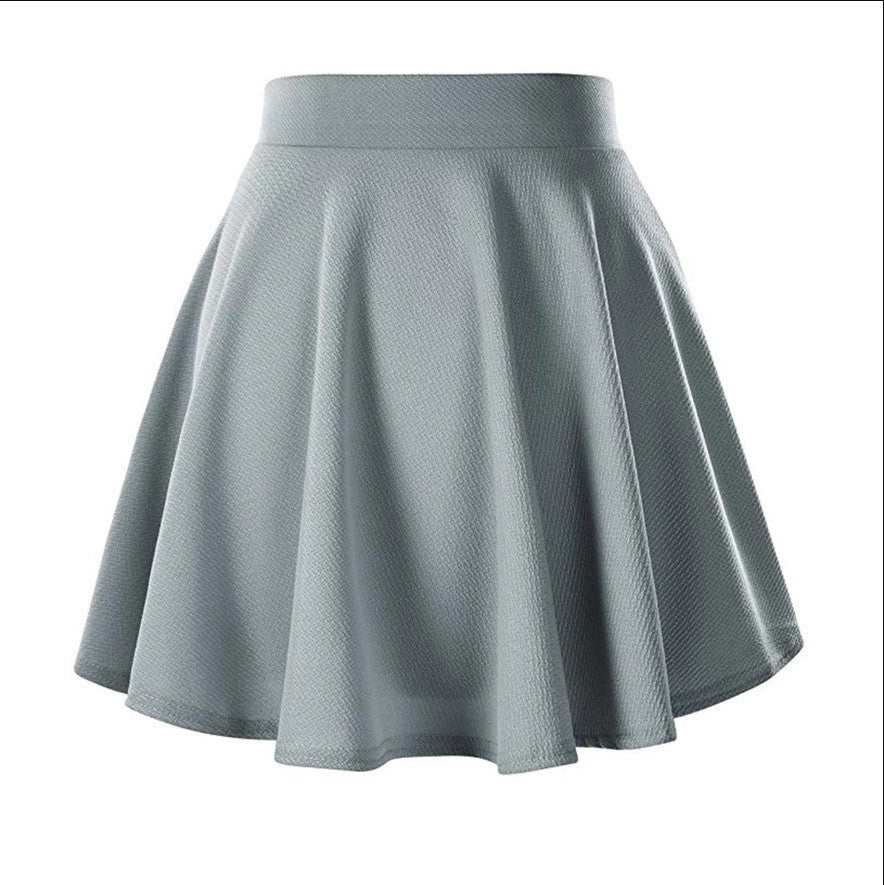Women's Basic Versatile Stretch Flared Leisure Mini Skirts