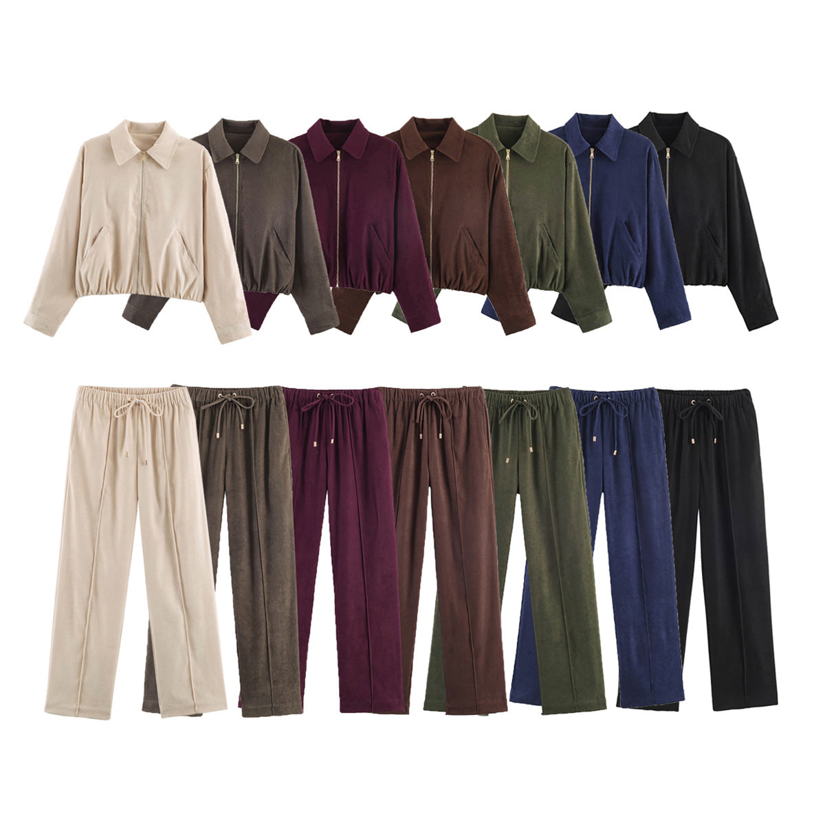 Unique Women's Autumn Collar Trousers For Fashion Casual Suit