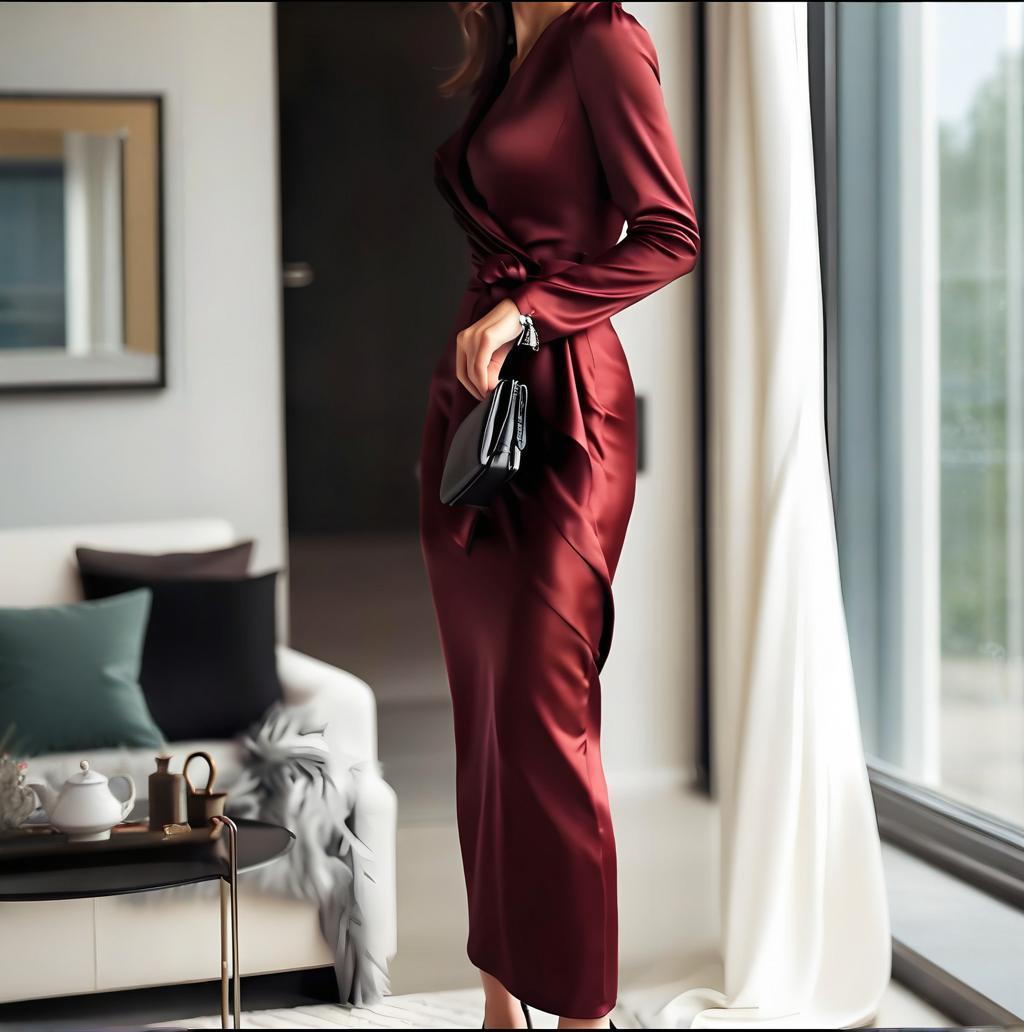 Women's Sexy High Waist Long Dress Dresses