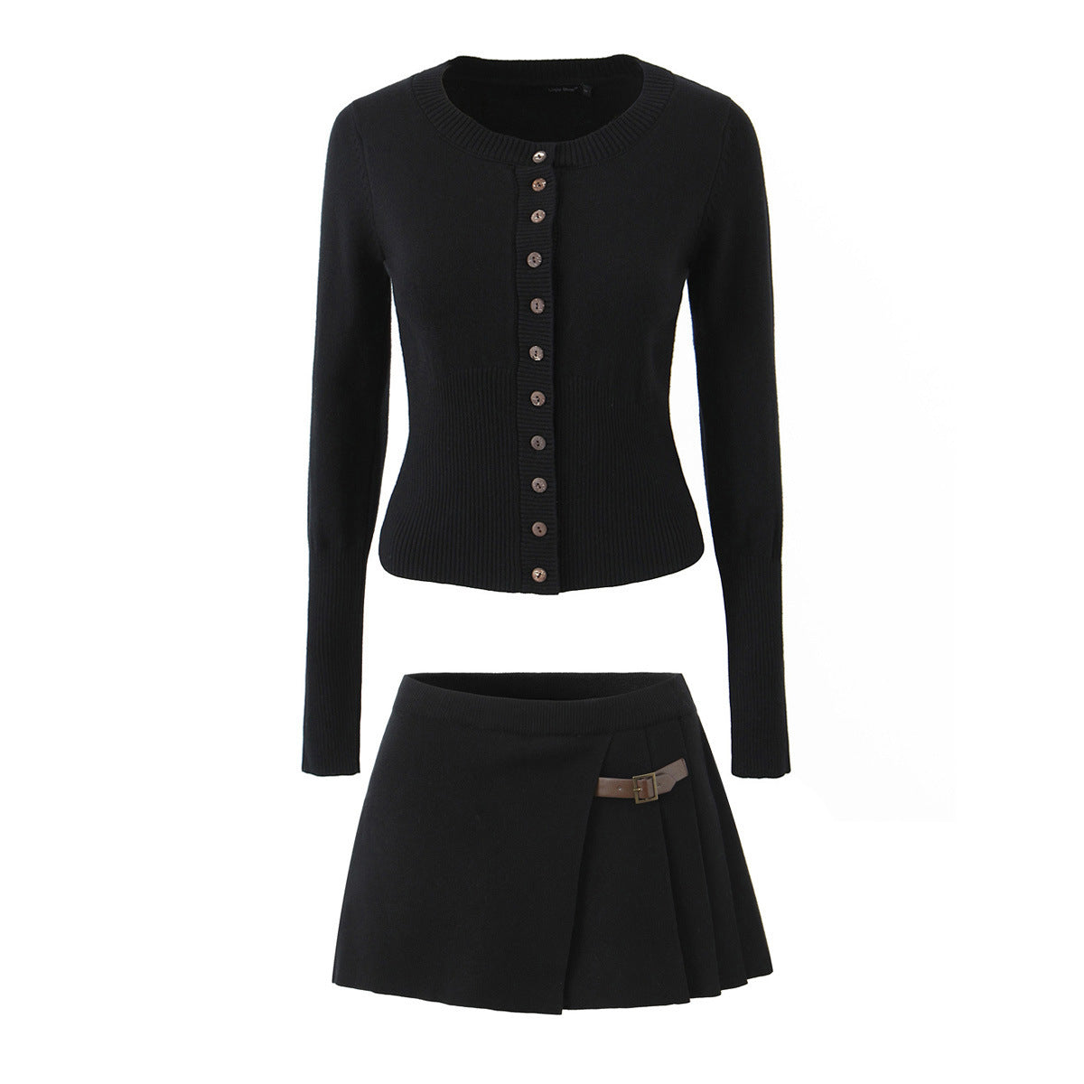 Women's Hot Slim Breasted Knitted High Waist Suits