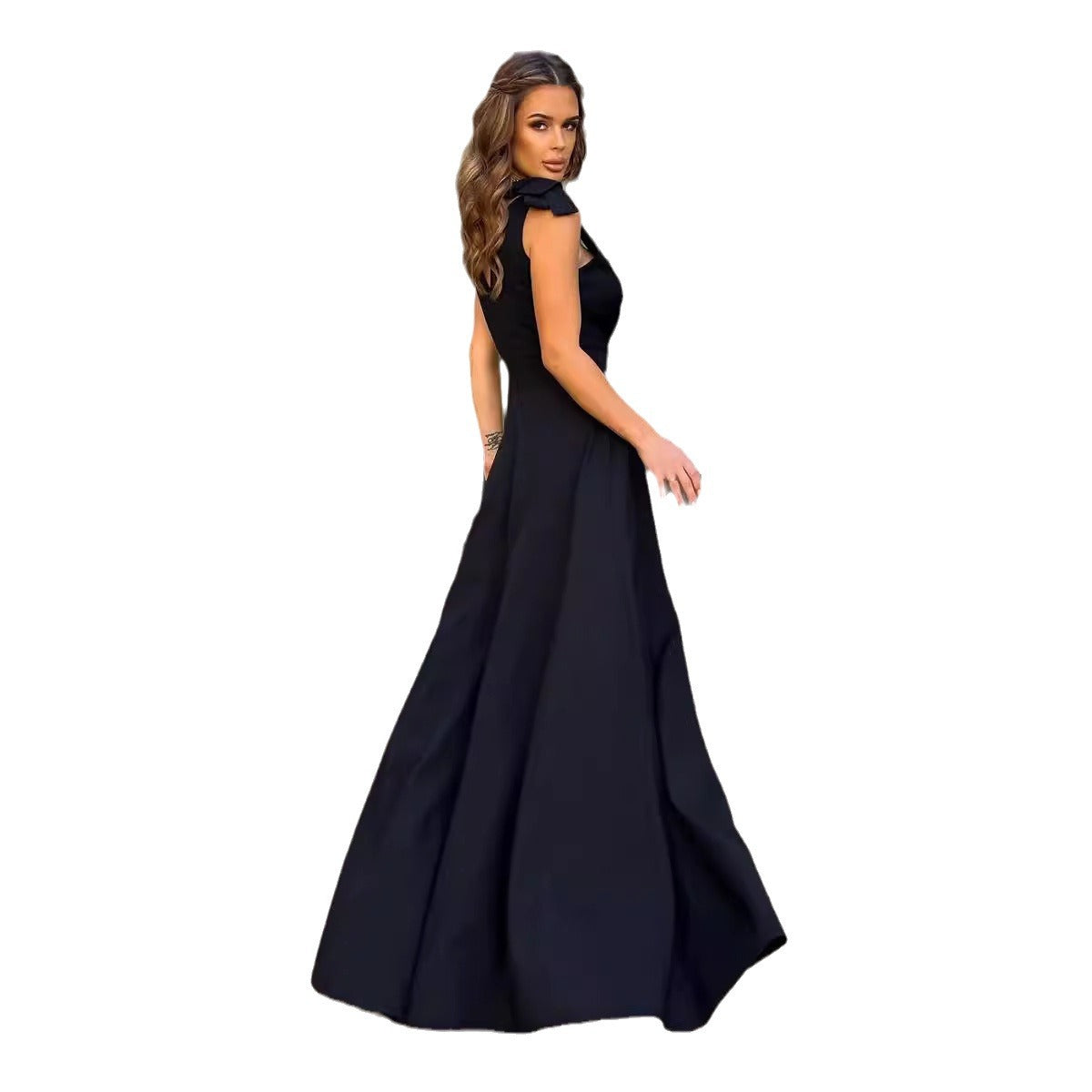 Women's Summer Solid Color Long Dress Dresses