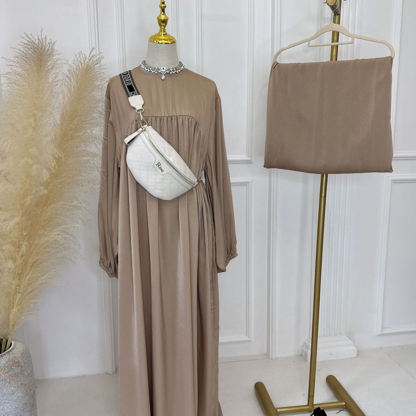 Solid Color Loose Comfortable Dress With Dresses