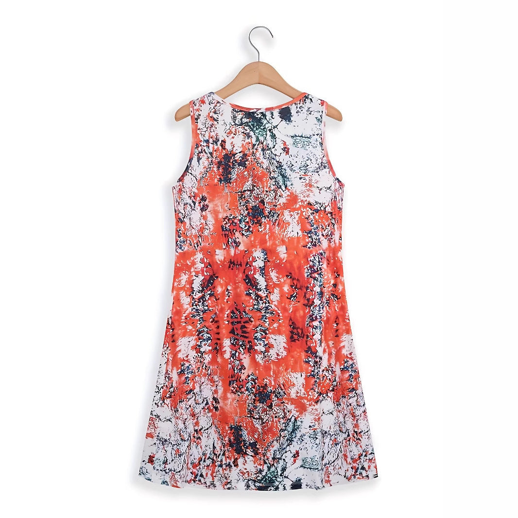Women's Summer Spaghetti Strap Elegant Vacation Beach Dress
