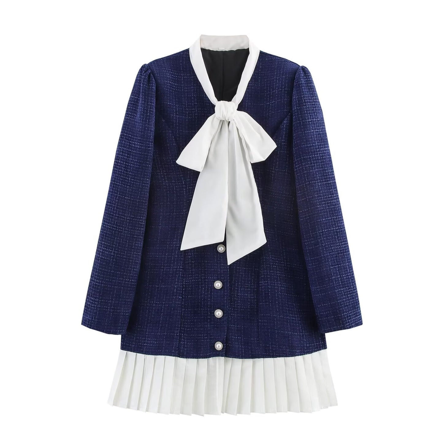 Women's Homemade Classic Chest Bow Style Dress Dresses