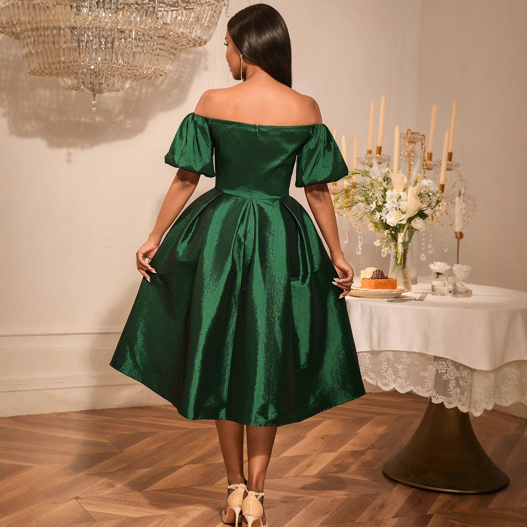 Women's Vintage Sexy Dress Fashion Elegant Sequined Dresses