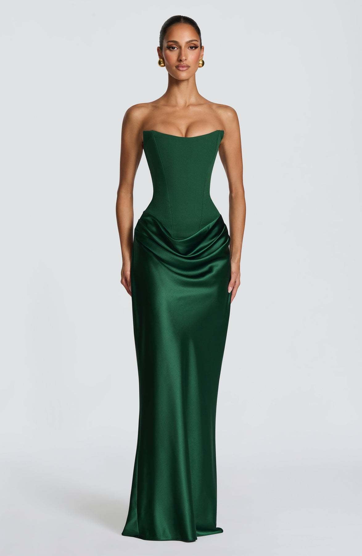 Women's Elegant Solid Color Sleeveless Slim Ribbon Stitching Hip Dress