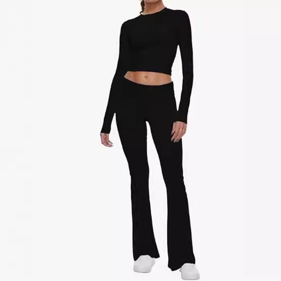 Women's Charming Popular Round Low Bell-bottom Suits