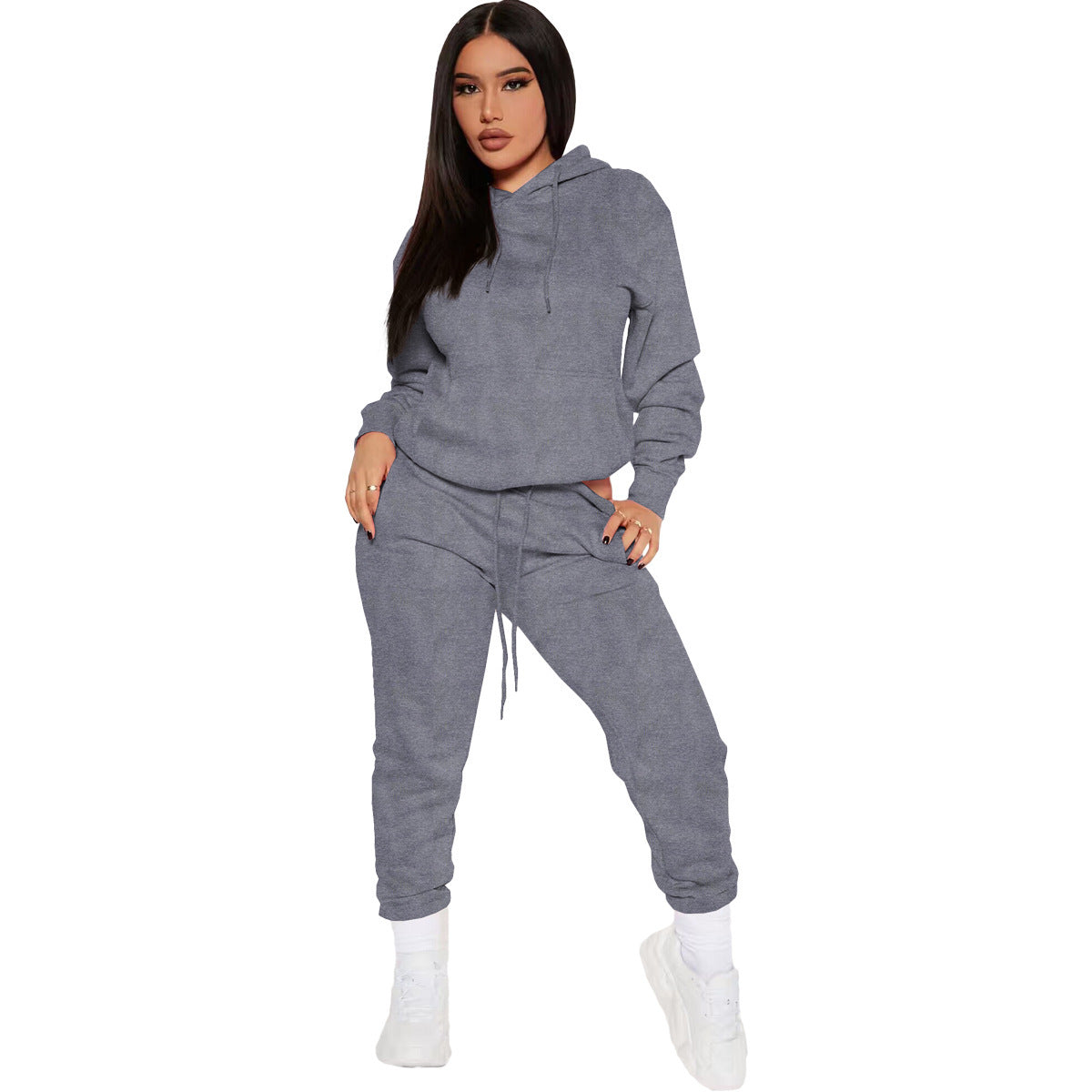 Charming Comfortable Women's Sports Hooded Pullover Sweaters