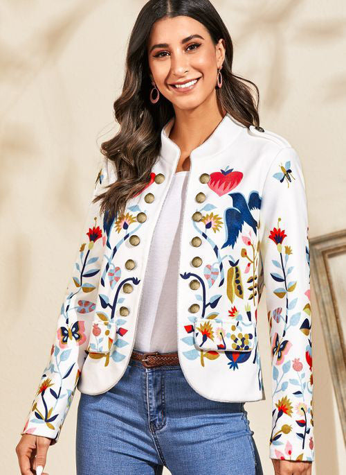 Casual Classy Fashion Temperament Commute Print Blouses