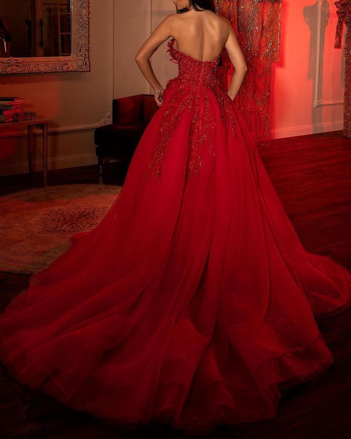 Women's Clothes Embroidered Sequined Sexy Formal Swing Wedding Dresses