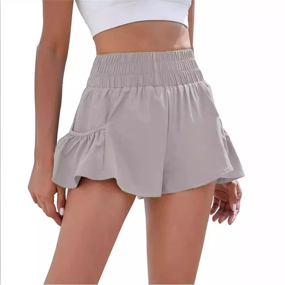 Women's Sports Breathable High Waist Fitness Running Shorts
