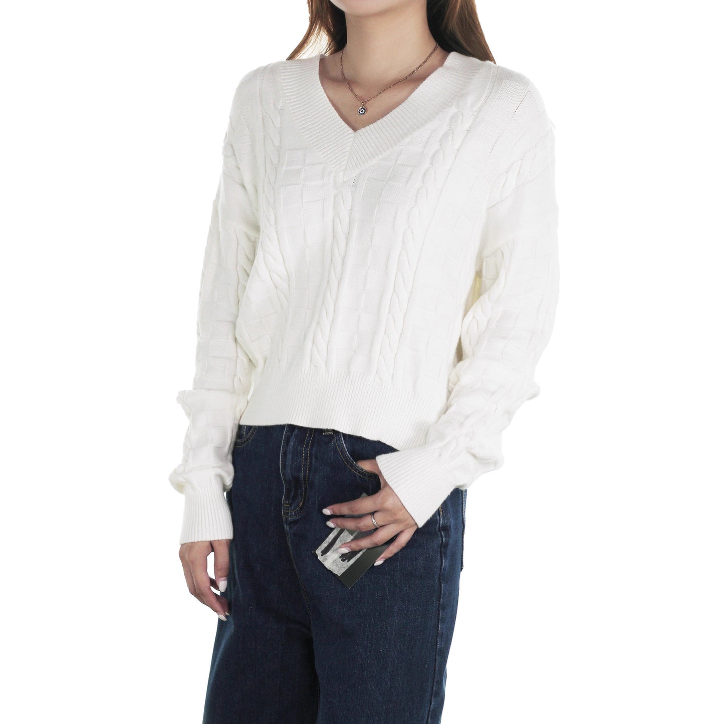 Innovative Elegant Classic Long Sleeve Pullover Women's Sweater
